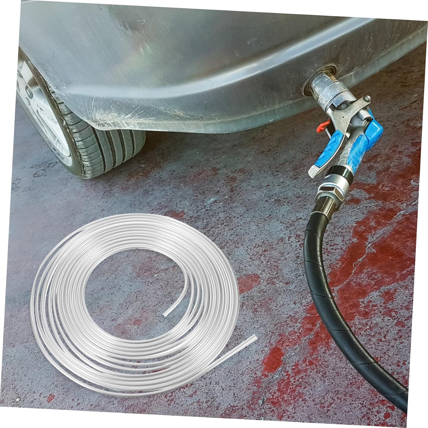 Hose Brake Hydraulic Trailer 3/16 Inch Wire 25 Inch Length Car Cable Set Front Brake Line