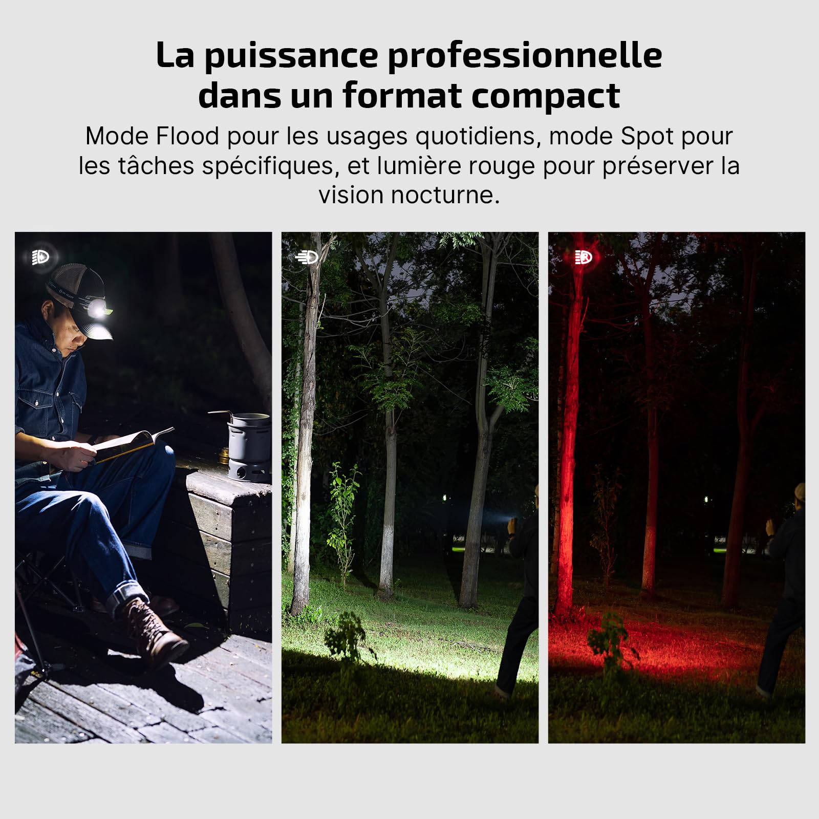 OLIGHT Oclip Pro Lampe de Poche EDC Miniature Rechargeable 500LM 120M