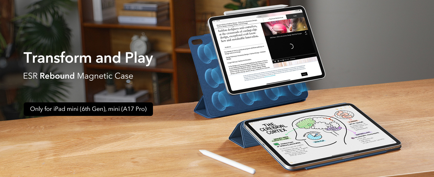 Amazon.com: ESR for iPad Mini 7 A17 Pro Case, iPad Mini 7th