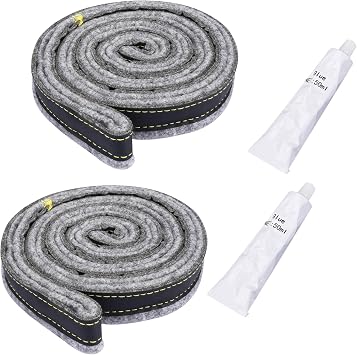 Showingo DC97-07618A Dryer Drum Felt Seal Compatible with Samsung 2 Pack
