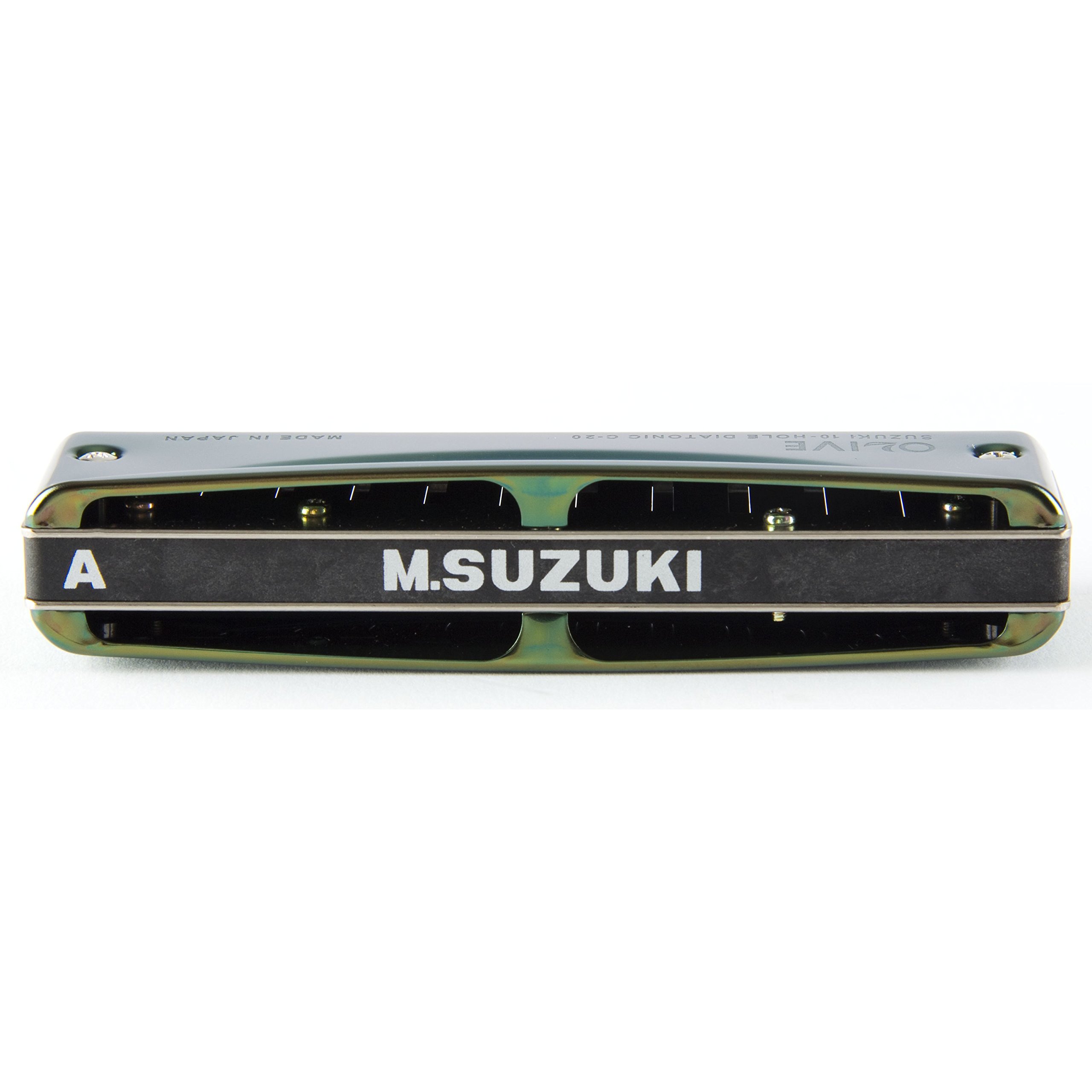 Suzuki Harmonica Olive C-20 Key F C-20F 3