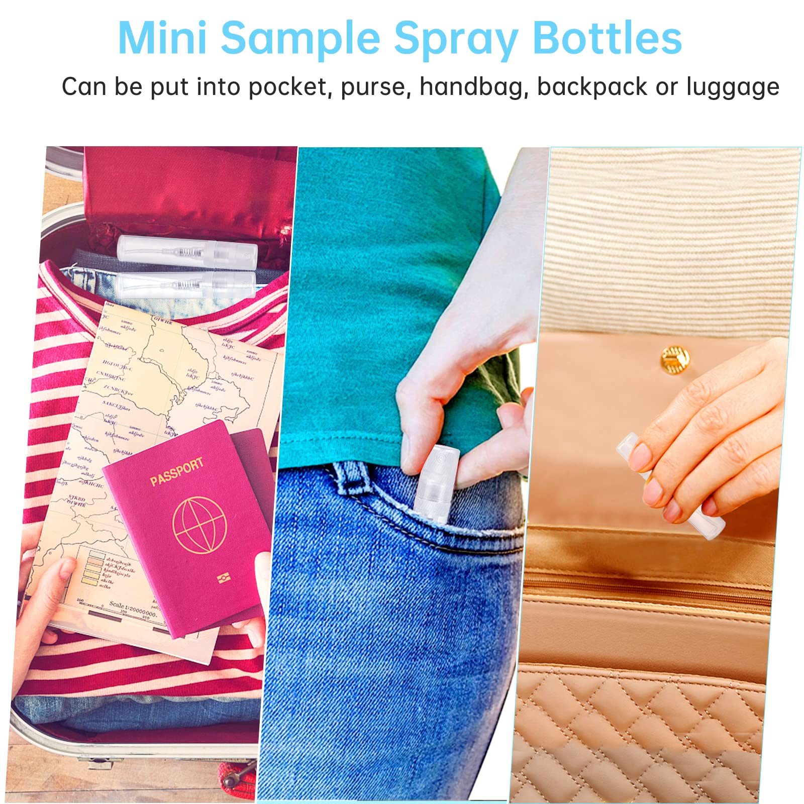 Fino a 40% su 1 o 2 contenitori spray per profumo da viaggio ricaricabili