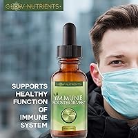 Vista 6 de Immune Booster Silver Nuestro mejor nano líquido de plata coloidal 0001 micras certificado nanopartículas coloidal plata tiempo probado Natural