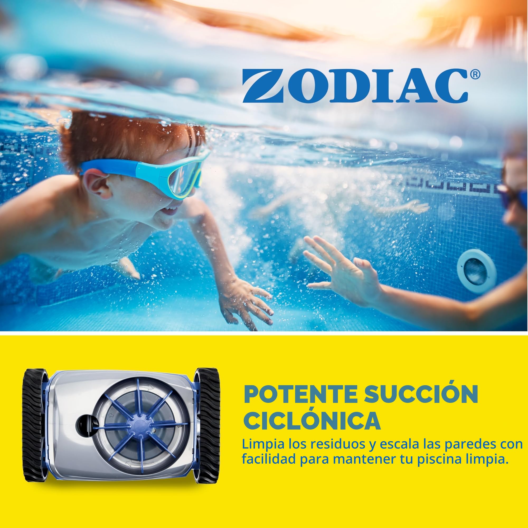 Amazon.com: Limpiador para piscina Zodiac MX6 por succión lateral