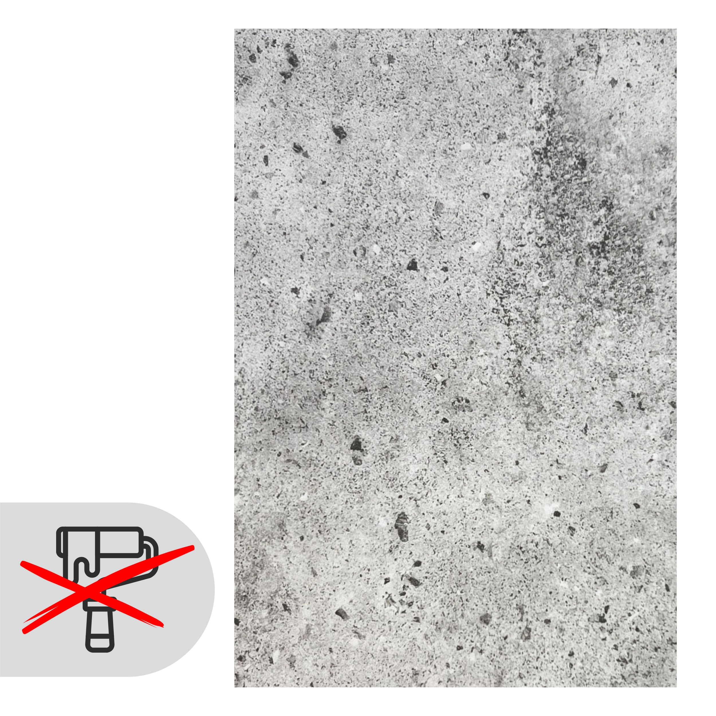 DECCART Wandpaneele Betonoptik 2 Stück | 1,38 m², Faltbar Deko Paneele Wand aus Polystyrolschaum Wandverkleidung Platten Modern Wandpanele Fugen Kaum Sichtbar