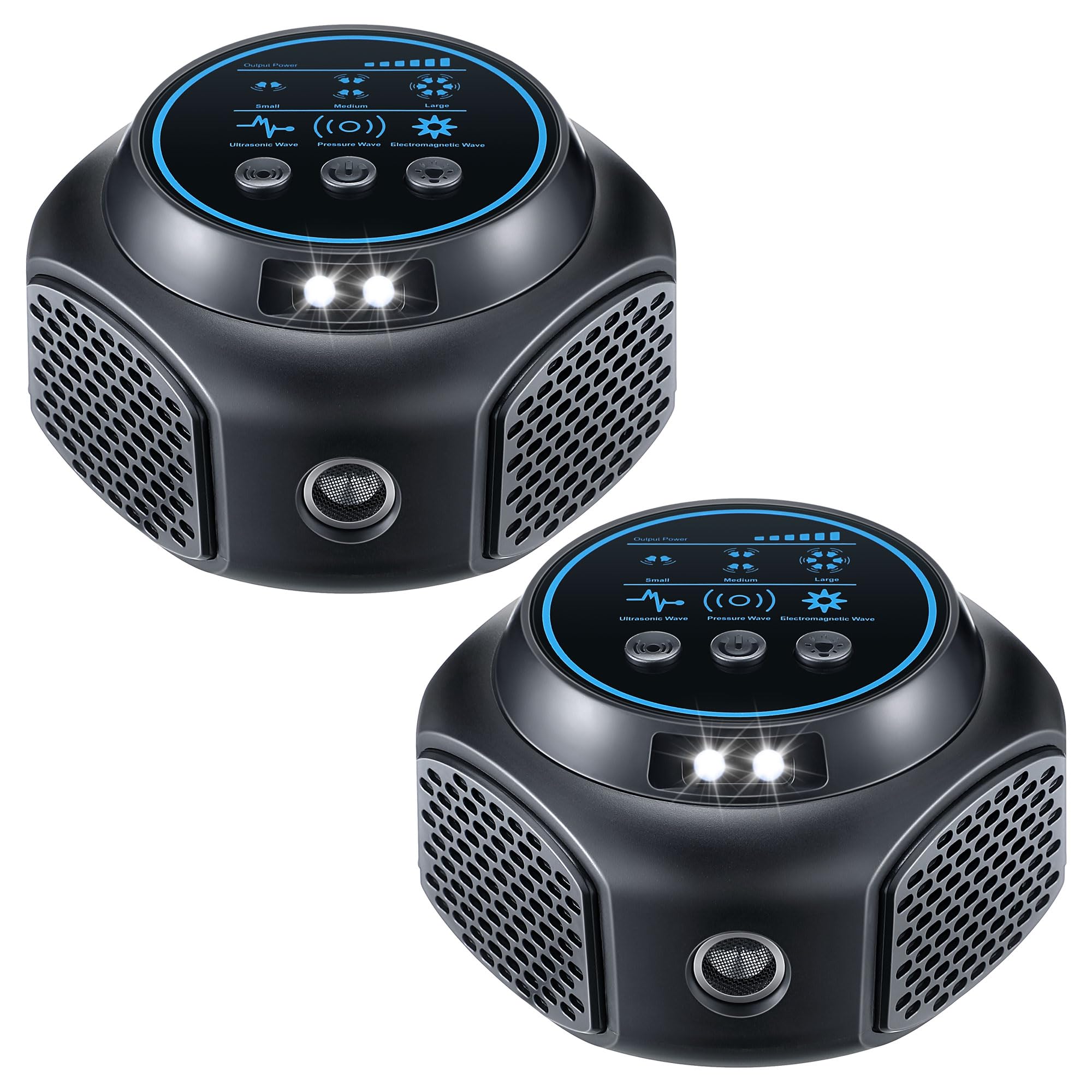 2Pack 360° Rodent Repellent Ultrasonic Plug in, 4 Modes Best Thing to Get Rid of Mouse Repeller Indoor, Electronic Mouse Deterrent, Rat and Squirrel Control Device, Home Garage Kitchen Attic de plagas