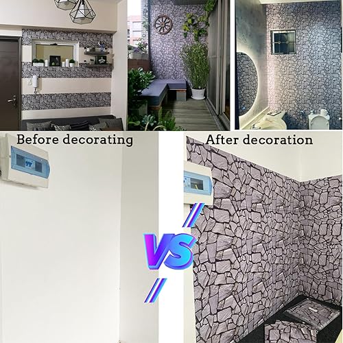 Miniatura 8 de Papel tapiz 3D para despegar y pegar, papel tapiz 3D para despegar y pegar, paneles de pared 3D, paneles de pared decorativos autoadhesivos