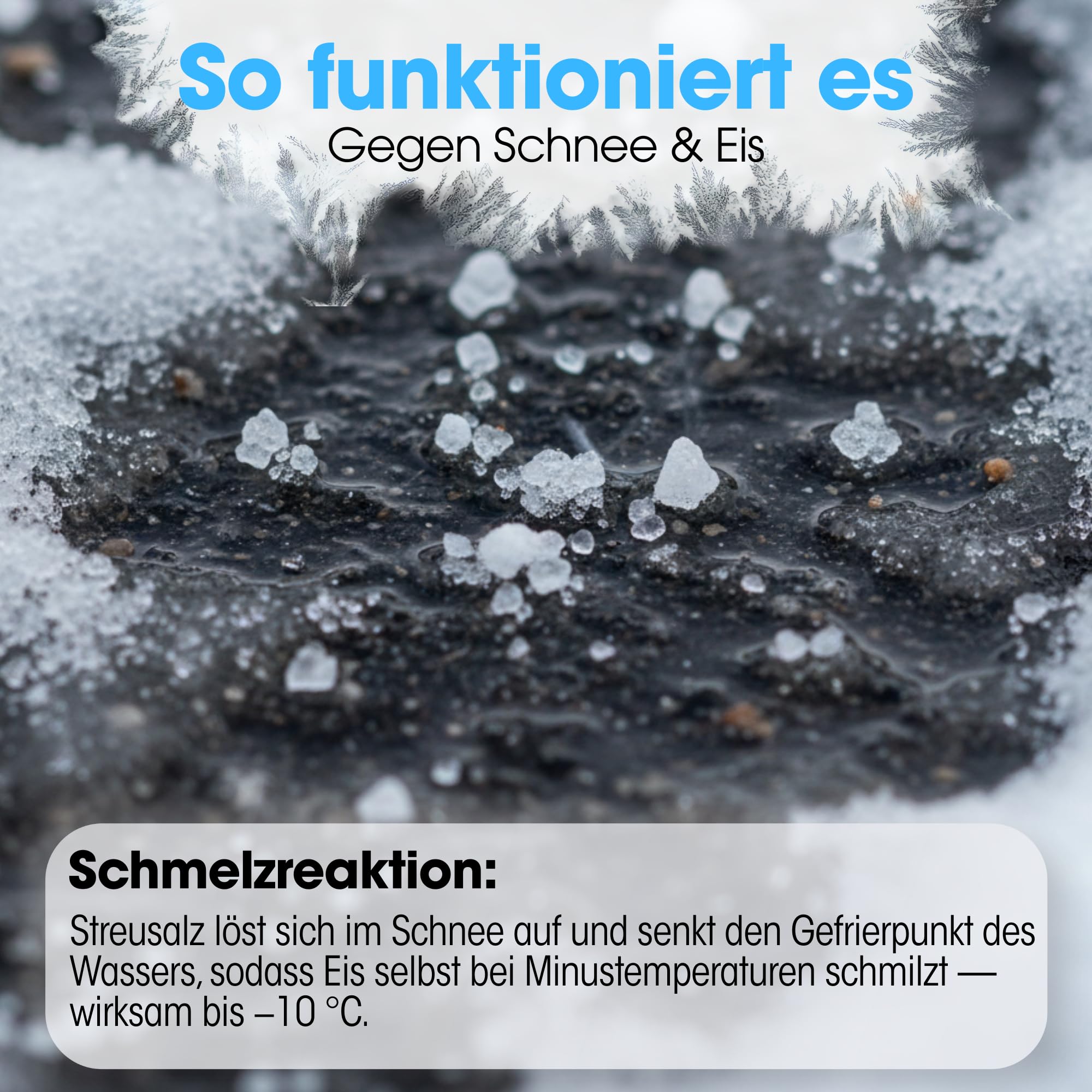 Auftausalz oder Streusalz 25kg ist der perfekte Schnee Salzstreuer - Schützen Sie Ihre Liebsten! Unser Winterstreumittel sichert Ihre Wege im Winter | Streugut aus 98% Nacl | Natureflix (25 kg)