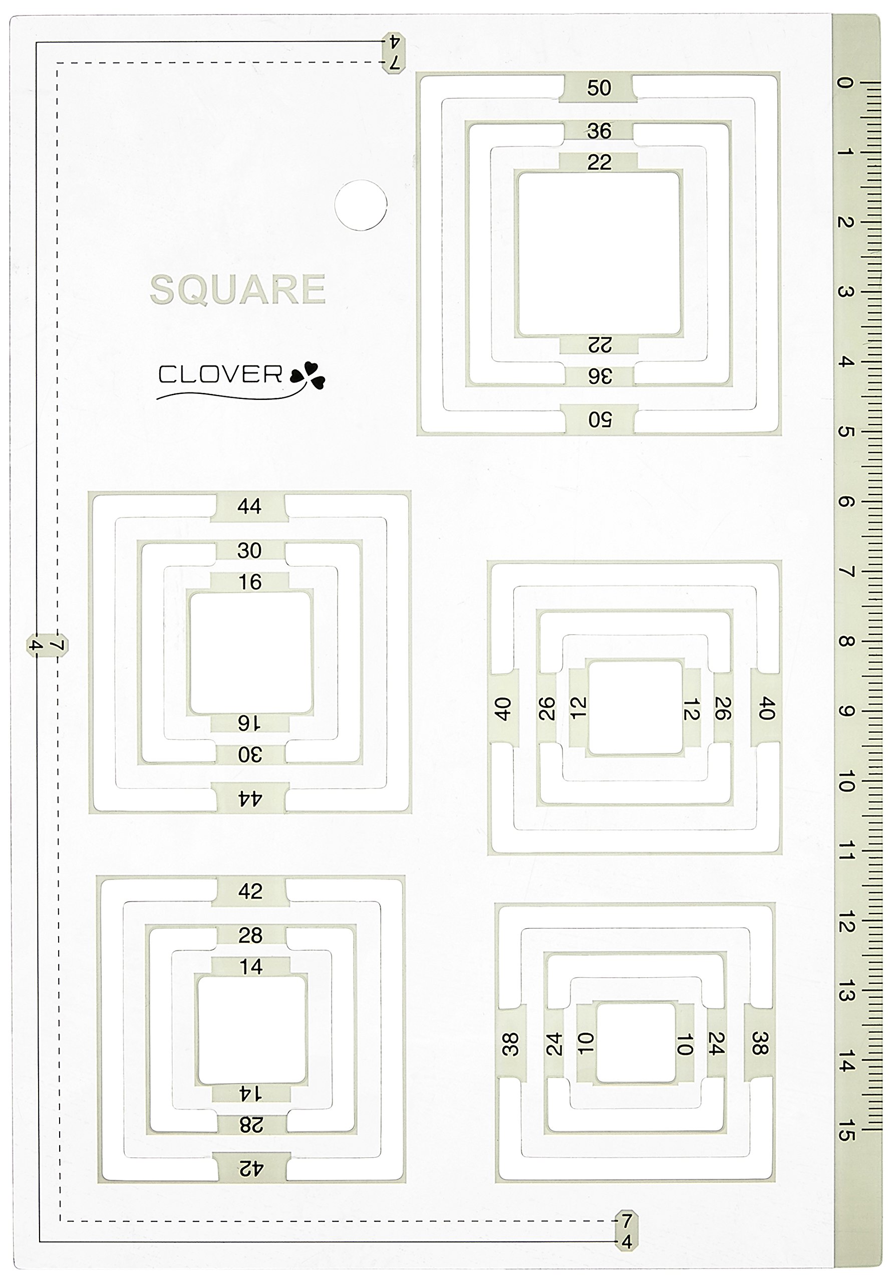 Amazon.co.jp: Clover 57-999 Square Peace Template : Hobbies