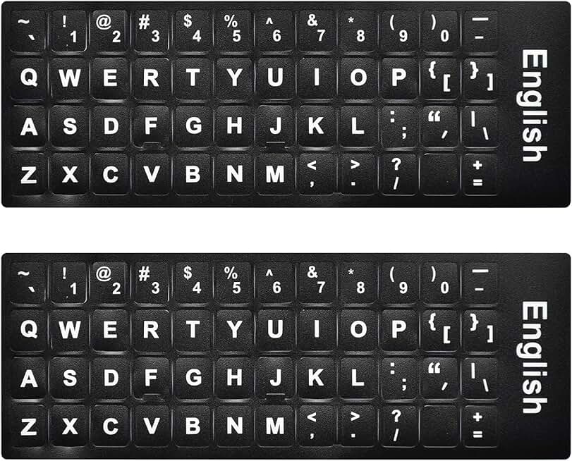 laptop keys stickers