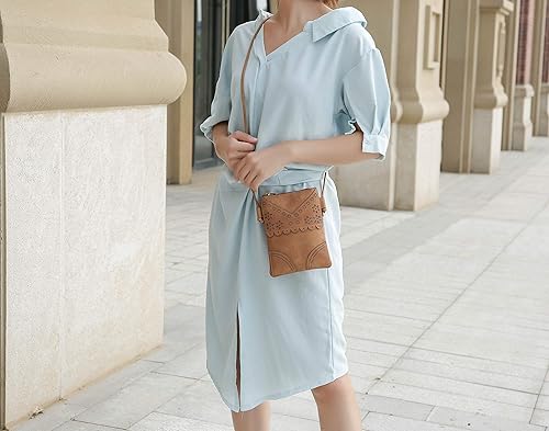 Miniatura 2 de MKF Collection Mia K - Bolso cruzado de cuero vegano para mujer, bolso cruzado pequeño