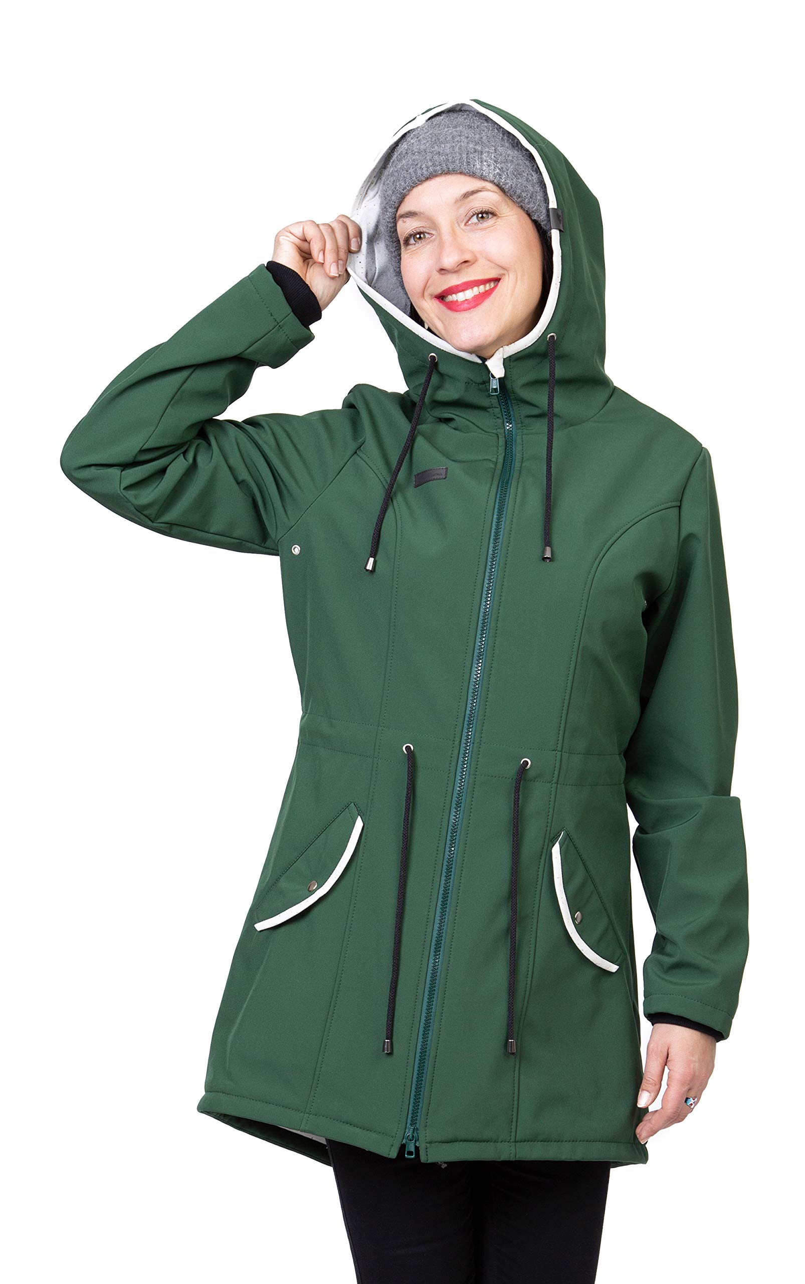 Viva la Mama Parka 4 in 1 da indossare sulla schiena o sul petto, softshell per tutte le stagioni – PINA