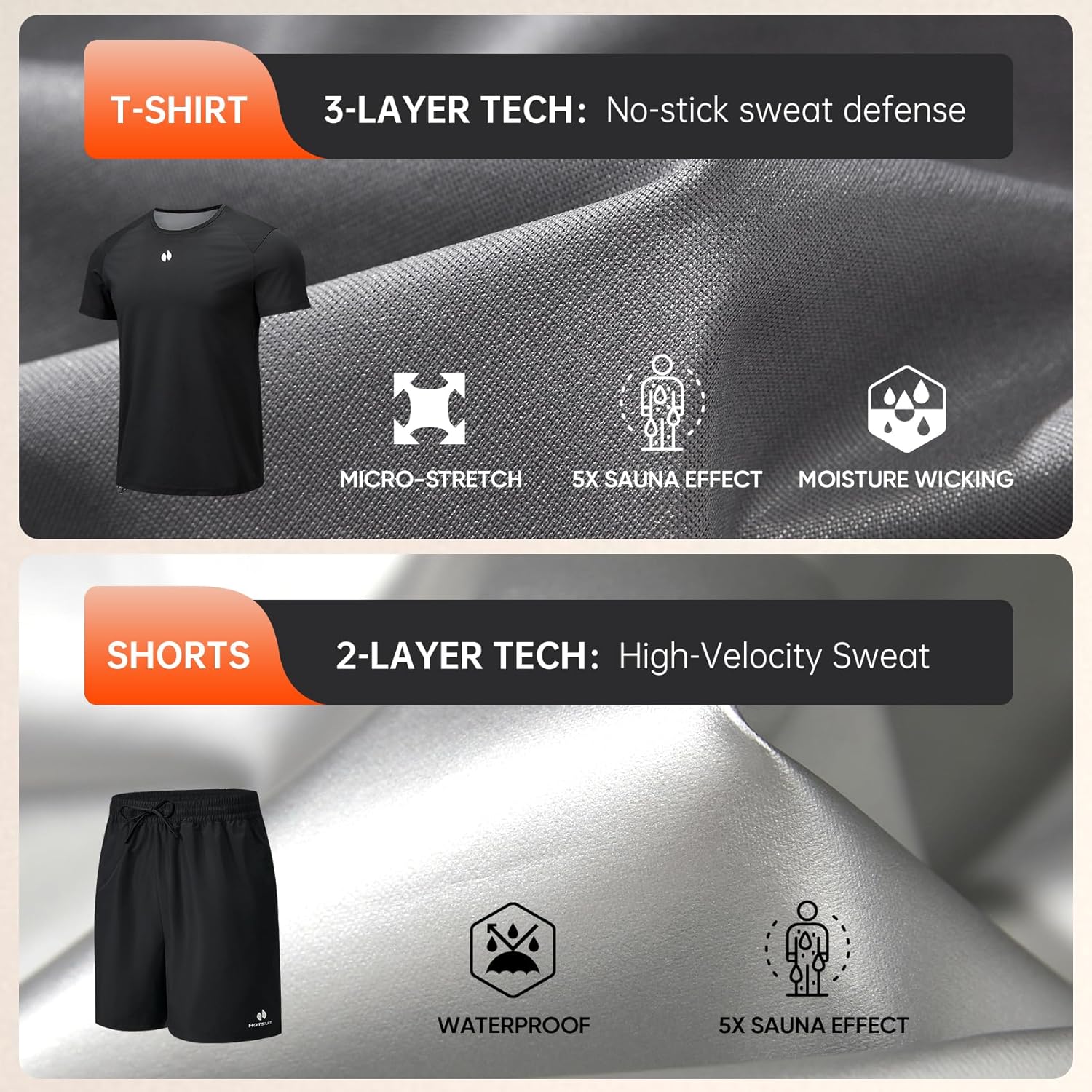 HOTSUIT Sauna Shirt for Men Weight Loss Heat Trapping Vest Workout Sweat Suits Fat burning Tops for Gym Exercise Boxing - Image 3