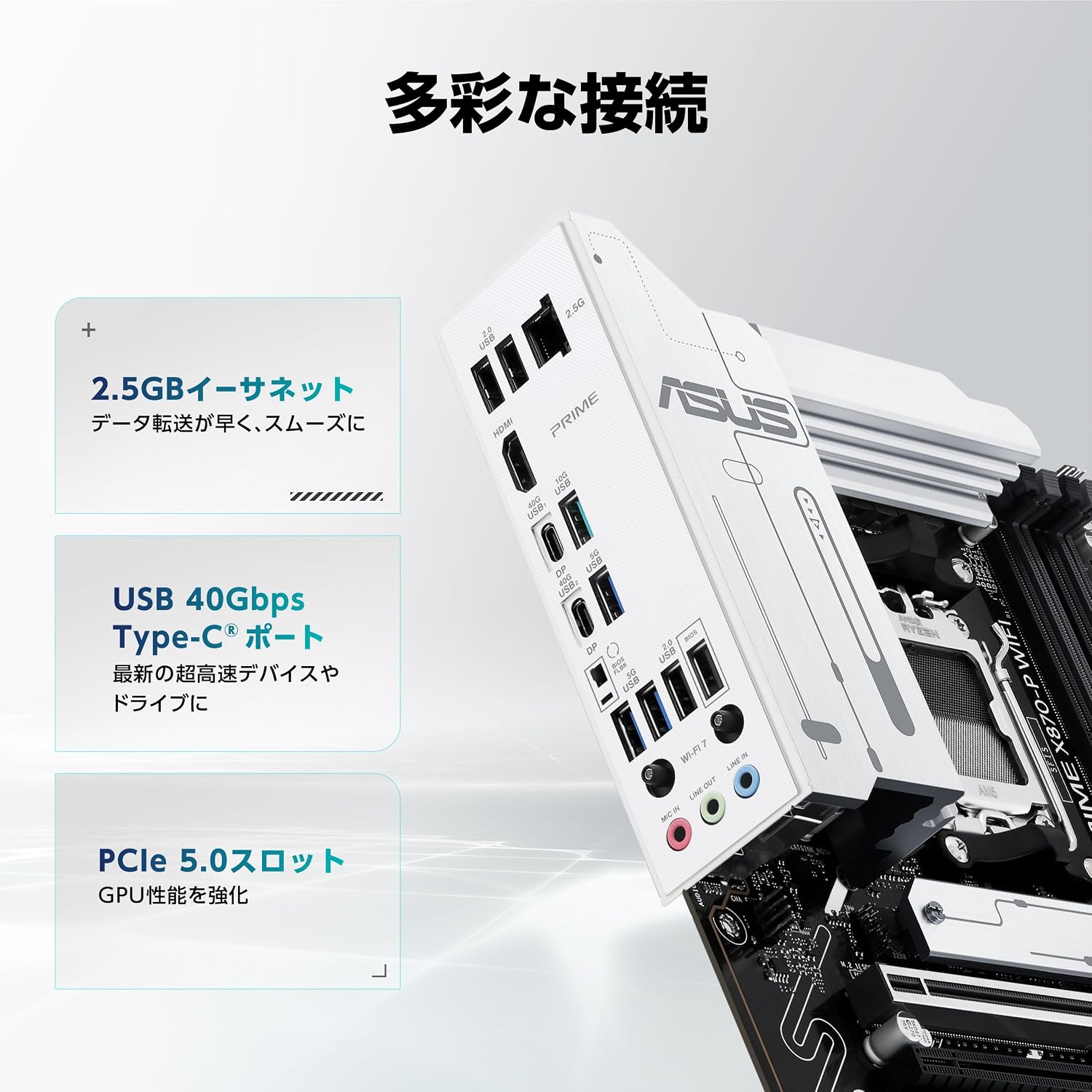ASUS PRIME X870-P WIFI-CSM AMD Ryzen 9000 Series AM5 Martinique | Ubuy