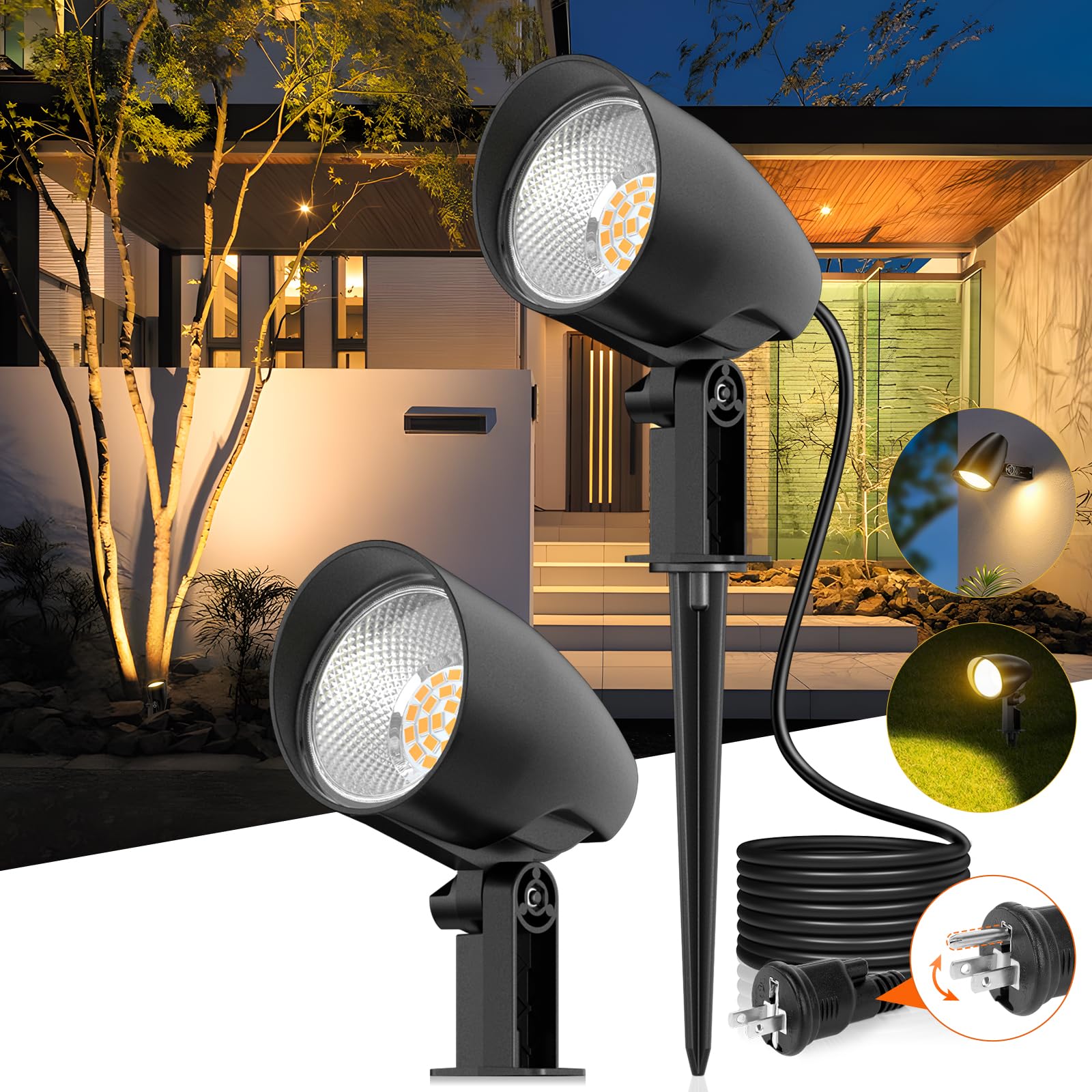 Amazon.co.jp : 全アルミ製 20W LEDスポットライト MEIKEE 2000lm