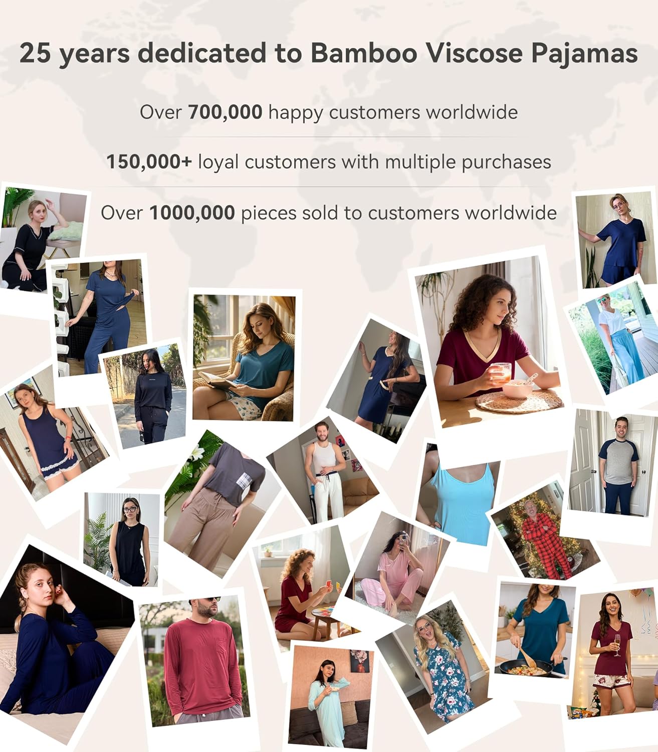 WiWi Viscose from Bamboo Pajamas Set for Women Super Soft Short Sleeve Cooling Summer Plus Size Pjs Sets Sleepwear S-4X - Image 8