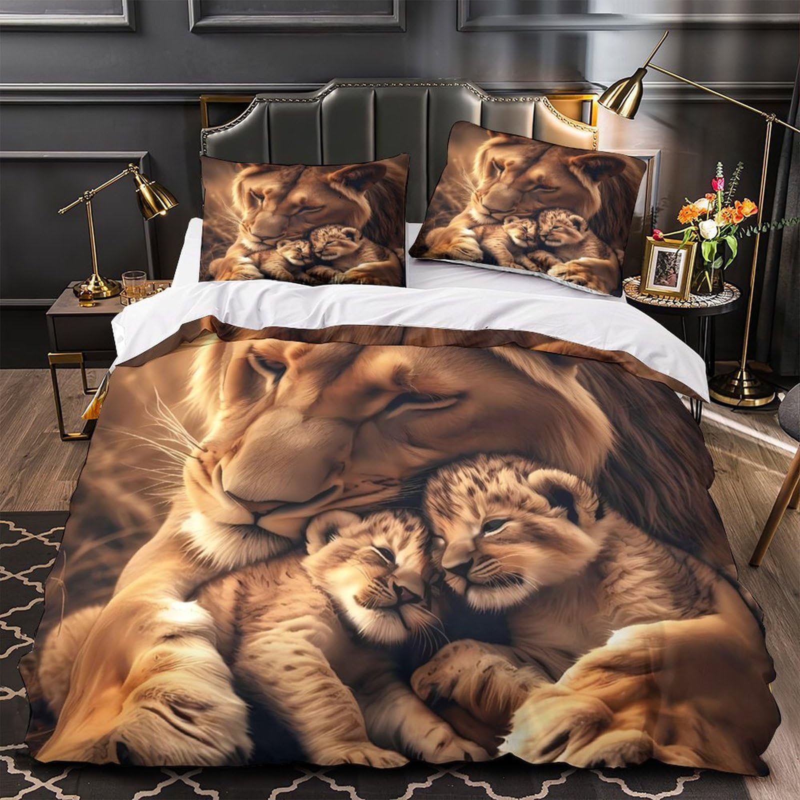 Housse de couette pour chambre d'ado motif électricité 260x220