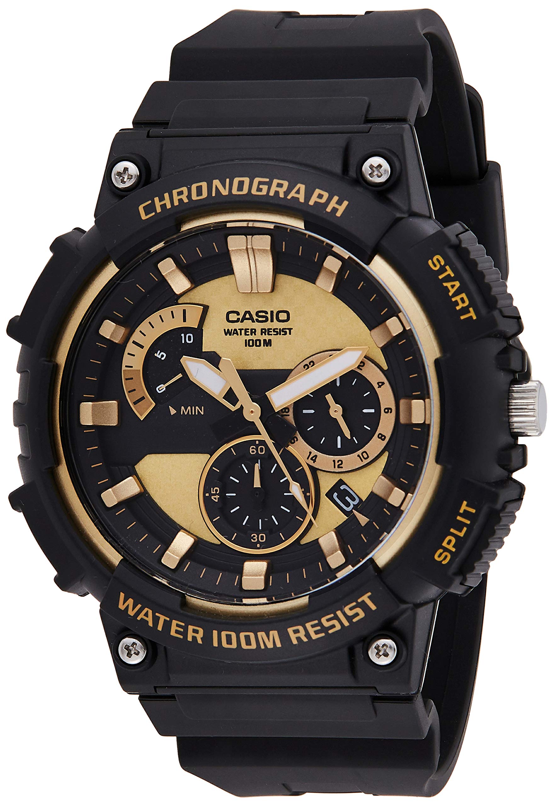 Casio Reloj Analogico para Hombre de Cuarzo con Correa en Acero Inoxidable sólido MCW-​200H-​9AVEF