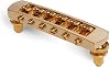 Golden Age Roller Bridge, Gold| Bigsby Vibrato Compatibility | Low-Friction Brass Saddles | Nashville T-O-M 12 Radius