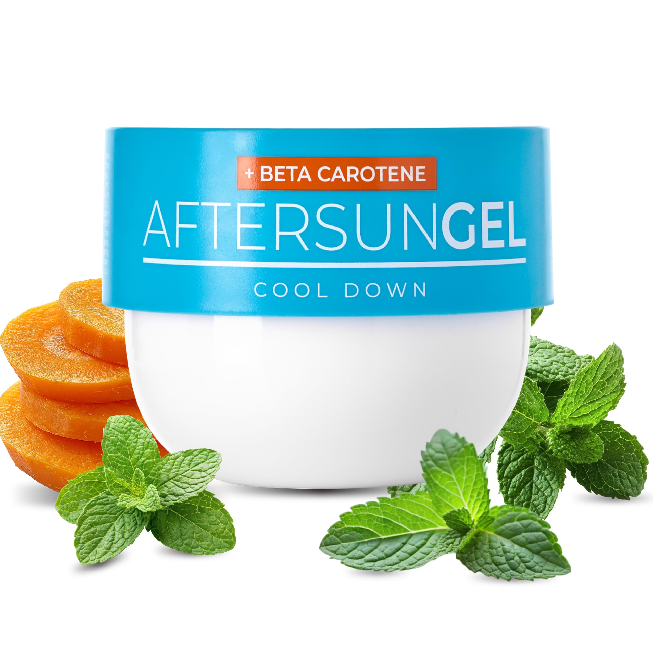 BYROKKO Gel beta-carotene After Sun idratante e rinfrescante per pelle stressata dal sole, allunga l'abbronzatura, lenisce il rossore, nutre e assorbe rapidamente, 200 g