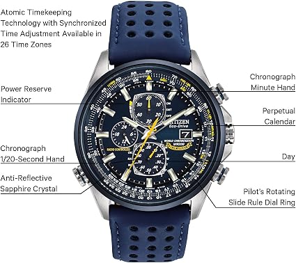 Citizen Blue Angels AT8020 03L Men's 