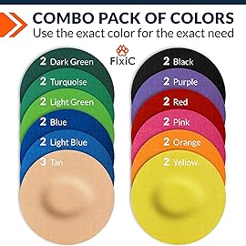 Fixic G7 Over Patches - 25 Pack - Premium Adhesive Patches Compatible with Dexcom G7 & Stelo CGMs - Waterproof Adhesive - Pre-Cut Back Paper - Long Fixation for Your Sensor! (Upgraded, Multi-Color)