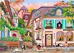 HUADADA Puzzles 1000 Pieces Adult, Bunny Burrow Town 1000 Piece Jigsaw Puzzles - Challenging Family Game, Home Decor & Gift Idea