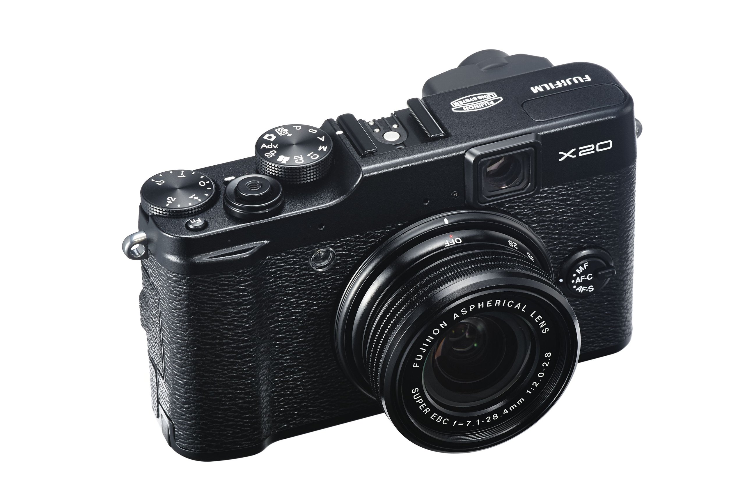 Fujifilm X20 Fotocamera Digitale, 12 Megapixel, Sensore X-TRANS CMOS II, Zoom 4x 28-112 mm, Stabilizzatore Ottico, Nero
