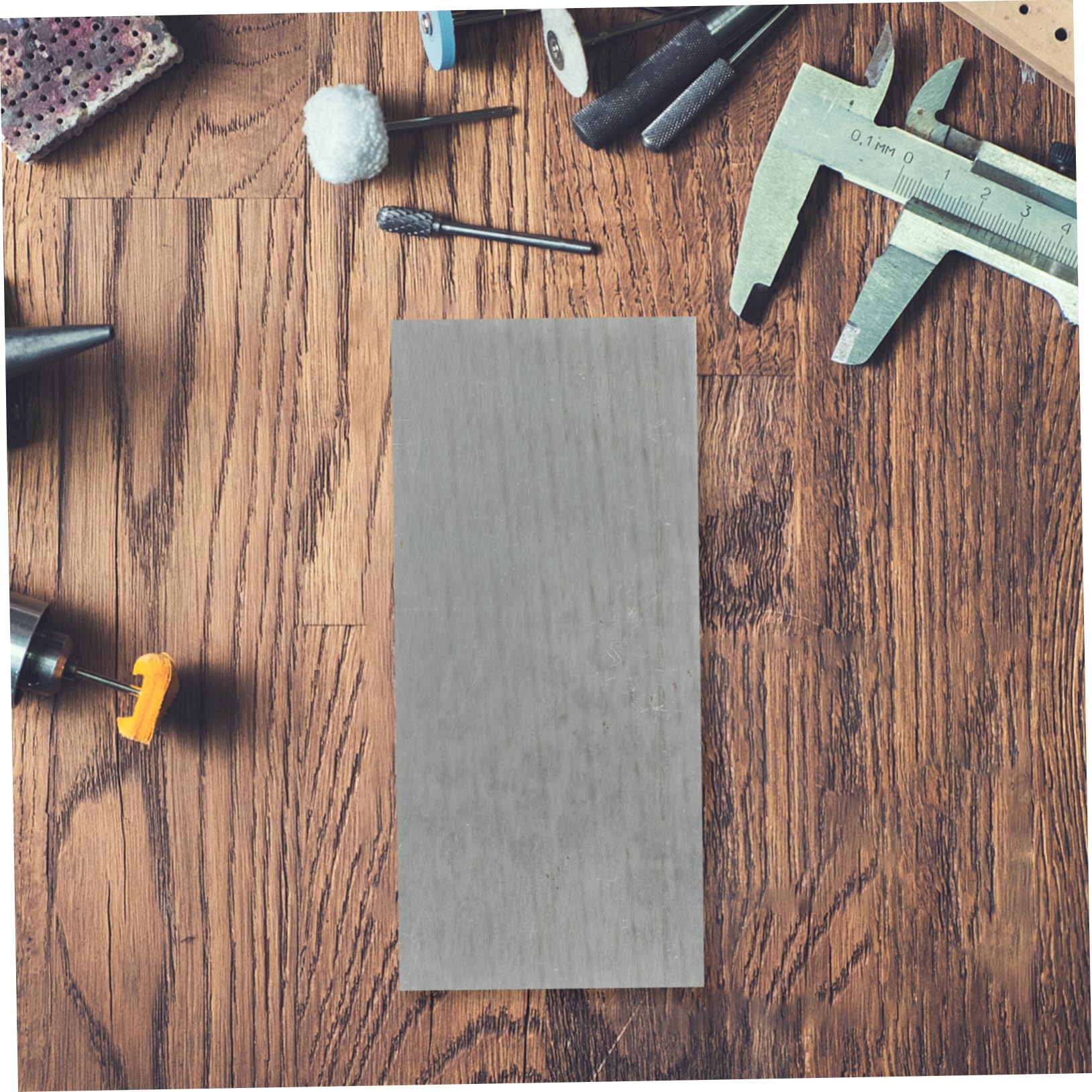 GLSTOY Square Iron Block Aluminum Bar Tool Steel Square Bar Solid Aluminum Square Bar Square Tool Bending Aluminum Flat Bar Flat Stock Steel Square Metal Plate Metal Bar Silver