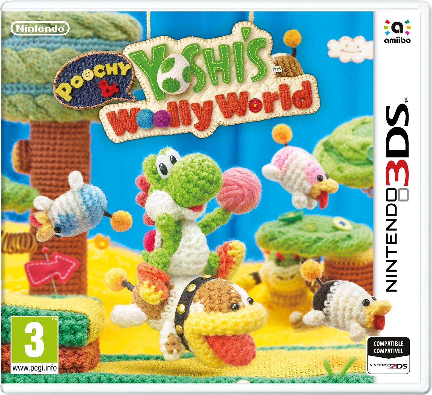 Poochy & Yoshis Woolly World Nintendo 3DS