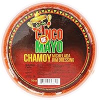 Vista 2 de Cinco de Mayo Chamoy - Aderezo para borde de cóctel (1 recipiente de 7.6 onzas)