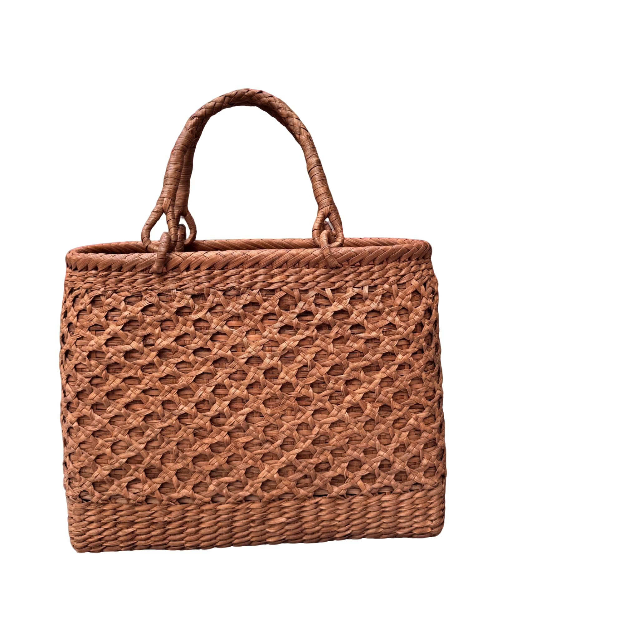 山葡萄バッグ高級極細2本飛び編み 山葡萄バッグ高級極細ニ本飛び編み