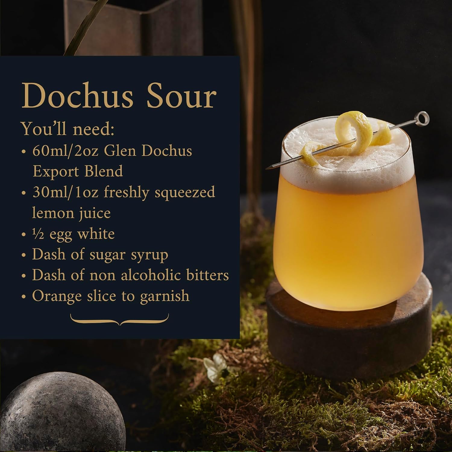 Glen Dochus Export Blend Non Alcoholic Whiskey, Award Winning Aromatic and Warming Scottish Non Alcoholic Spirits - Halal, Low Sugar and Gluten Free, Part of the Spirits of Virtue Range (700ml)