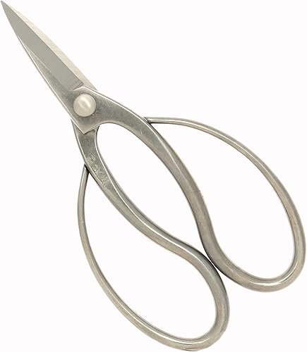 Kotobuki Tijeras de arreglo de flores japonesas de acero inoxidable, Slim Ohkubo