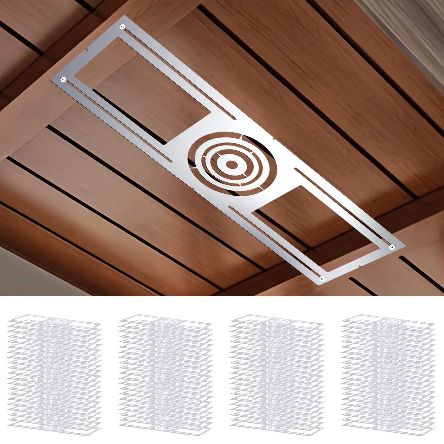 Recessed Light Housings - 48 Pack Sidasu Plates -11 Recessed Light Housings - 48 Pack Sidasu Plates -11