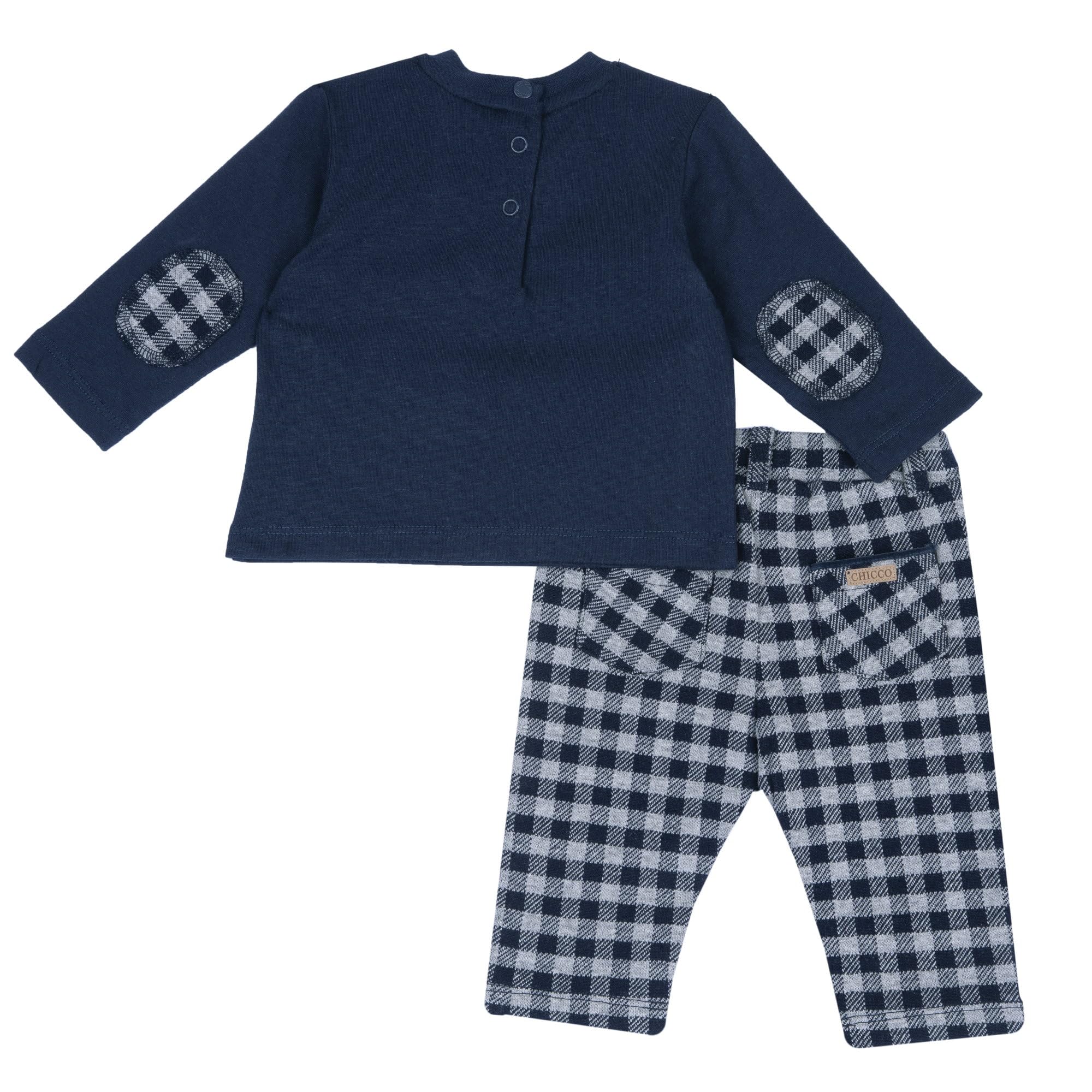 Chicco, Completino per neonato con simpatici animaletti, Multicolore, 3 mesi