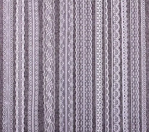 Miniatura 4 de ATRBB Cinta de encaje blanco de 25 yardas para costura, envoltura de regalos y decoraciones de boda nupcial (estilo 1)