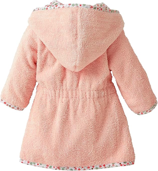 Taille 4 à 14 Ans Peignoir Bain Enfant Vertbaudet Capuche Vieux Rose - Éponge Coton Taille 6 Ans Tailles 4 à 14 Ans