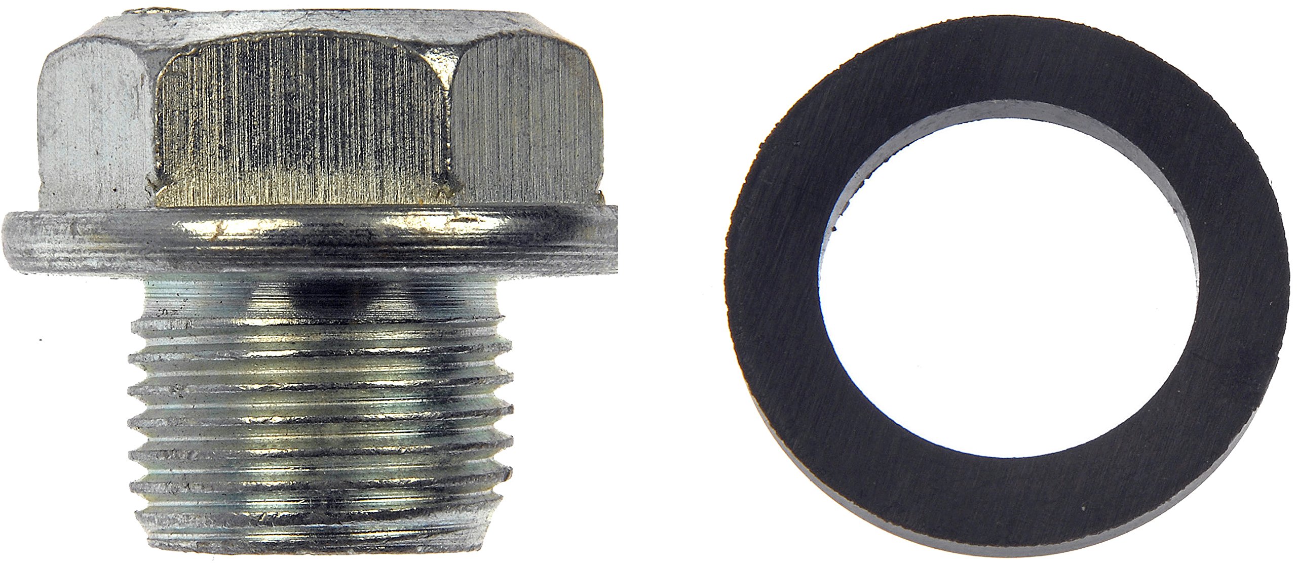 Dorman 65235 Oil Drain Plug Standard M16.4-1.33, Head Size 21Mm Compatible with Select Nissan Models - Dorman Engine Oil Drain Plug 65235 - OIL DRAIN PLUG - Oil Drain Plug Standard M16.4-1.33, Head Size 21Mm - Oil Pan Drain Plug - This replacement engine oil drain plug is a direct replacement for a damaged or worn original equipment drain plug, precisely matching the thread pitch to ensure a quality seal. - Nissan 1986-71 - Oil Drain Plug Standard M16.4-1.33, Head Size 21Mm