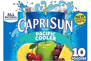 Capri Sun Pacific Cooler Mixed Fruit Naturally Flavored Kids Juice Drink Blend...