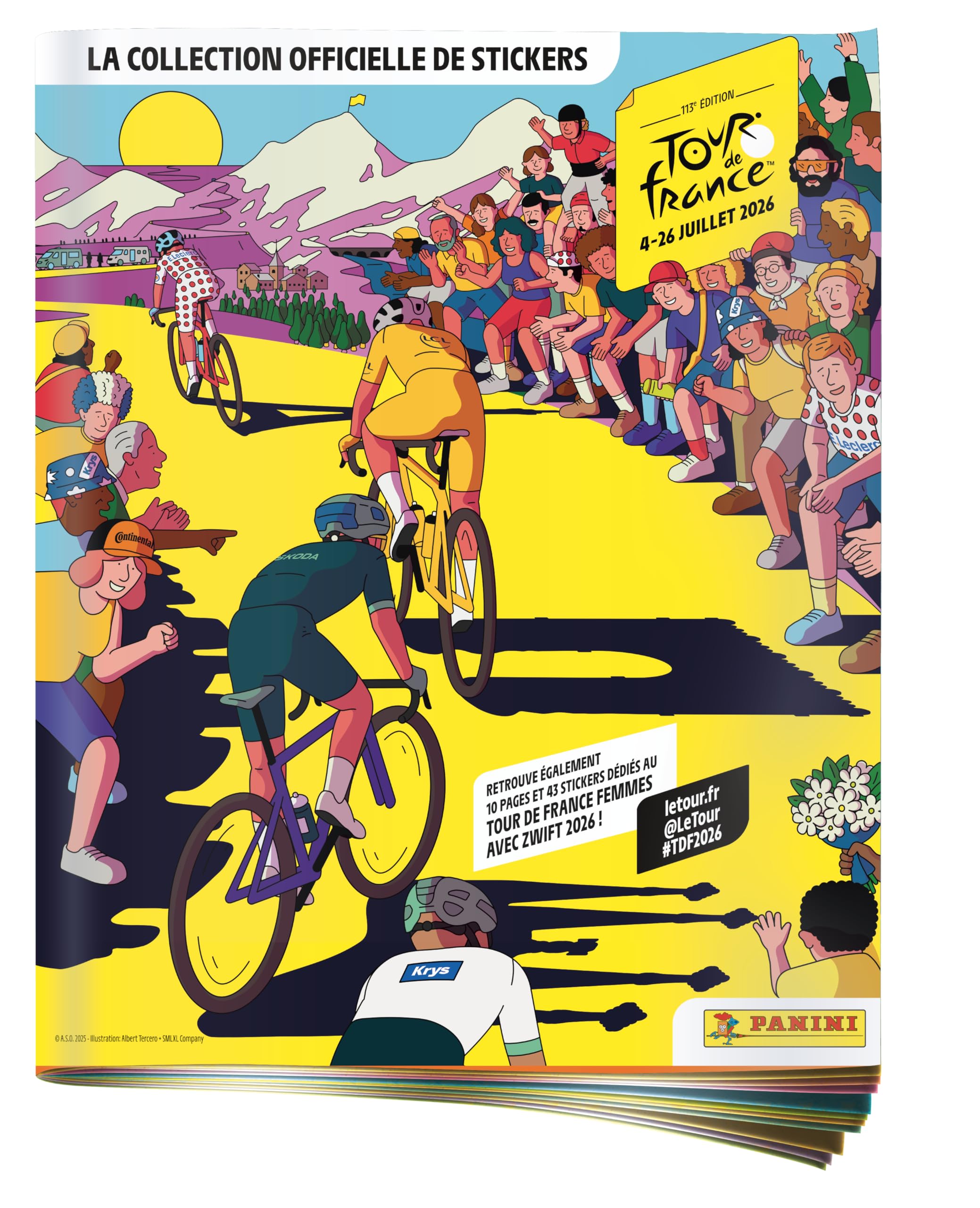 Panini Tour DE France 2026 - pakiet startowy (Album + 4 kieszenie)