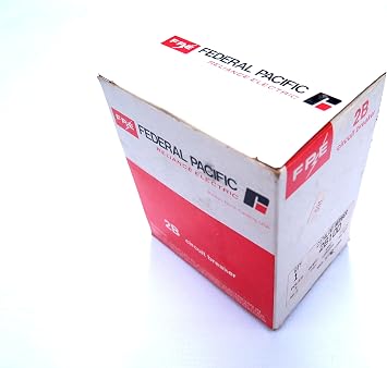 Fpe Federal Pacific 2b100 قواطع الدائرة الرئيسية السكنية 2p 100a