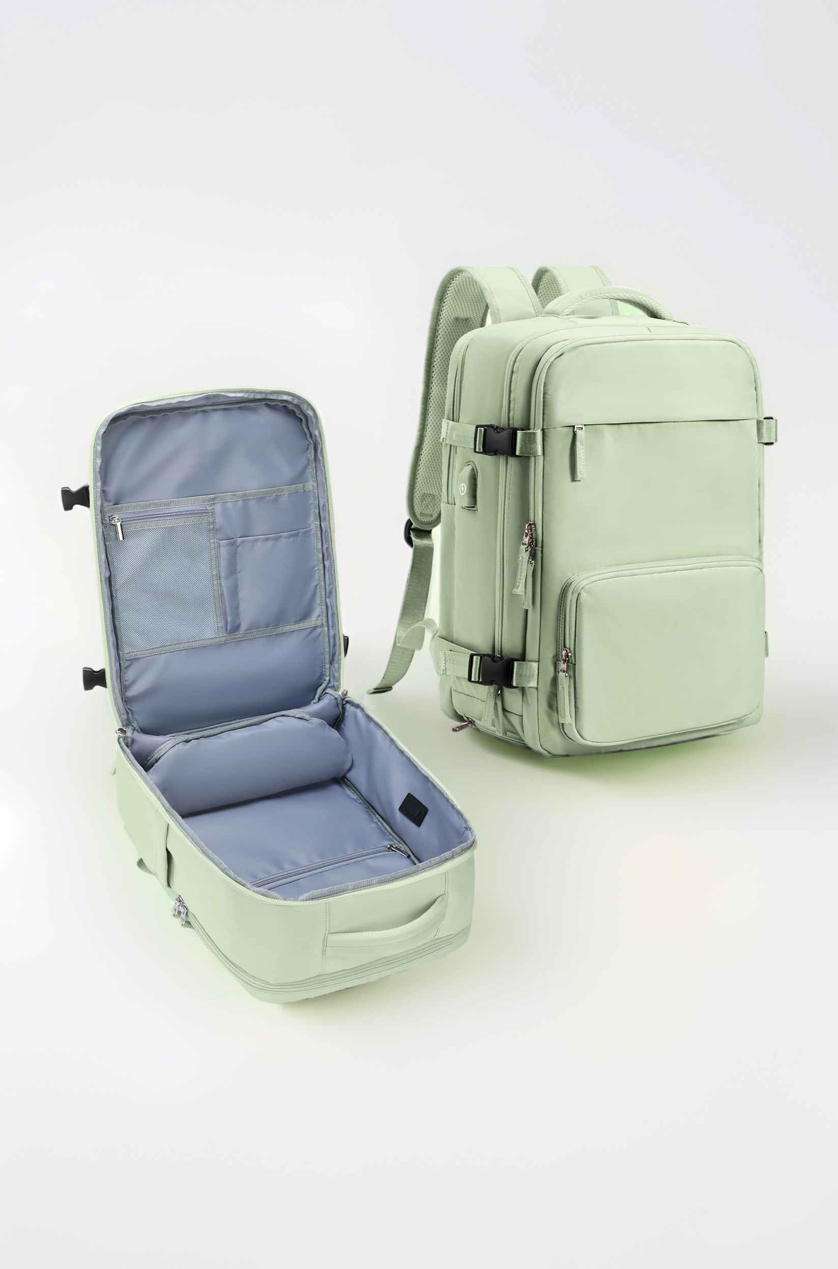 Carry on Backpack,Large Travel Backpack for Women Men Flight Approved Personal Item Travel Backpack Airline Approved