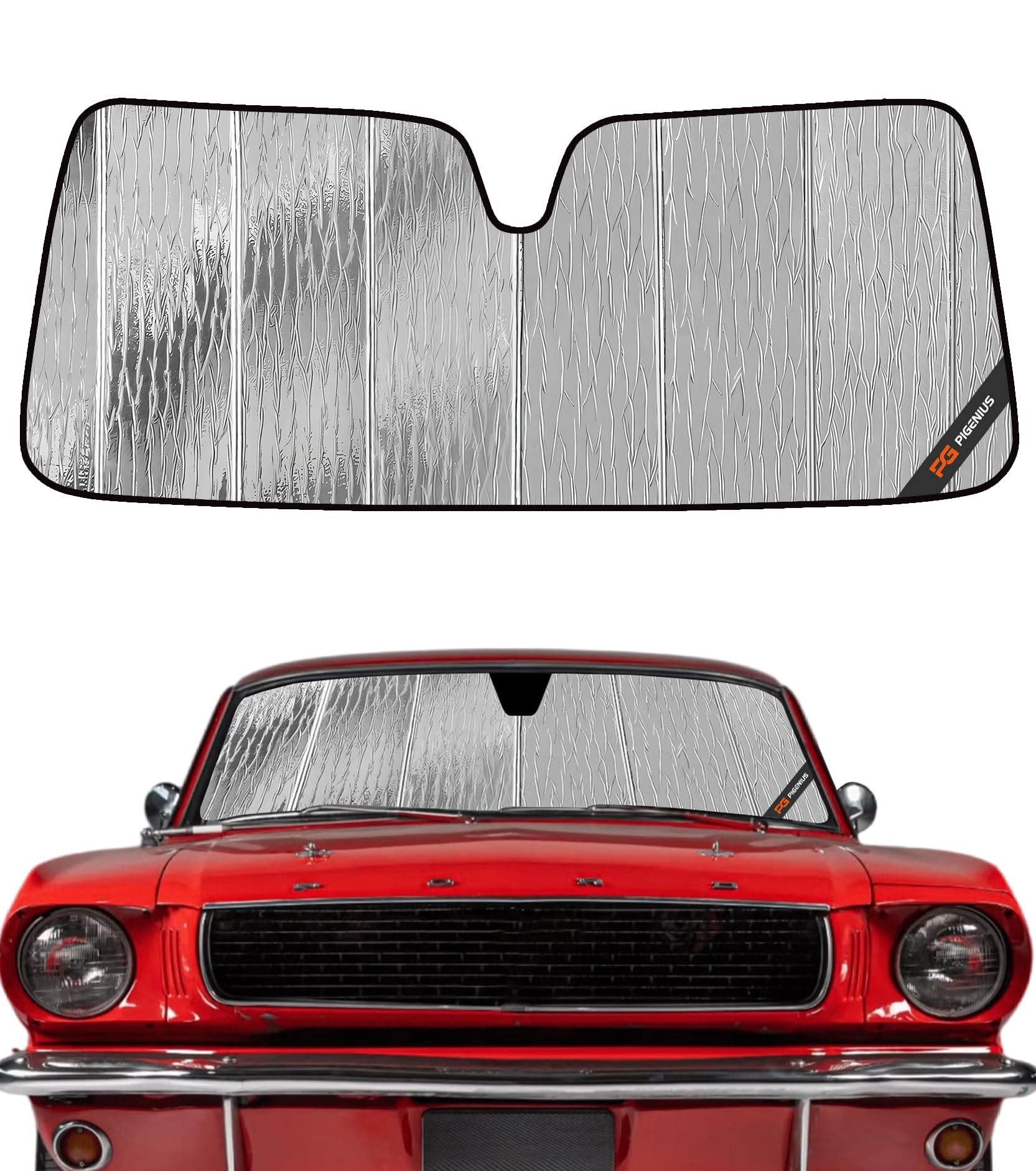 Amazon.com: Pigenius Windshield Sun Shade for Ford Mustang 1965