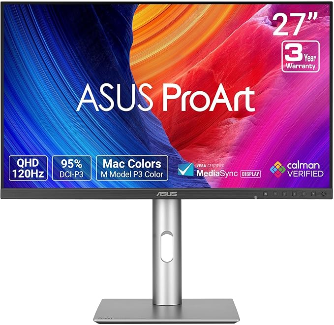 Monitor Profesional 27" QHD 1440P IPS 120Hz HDR-10 miniatura 12