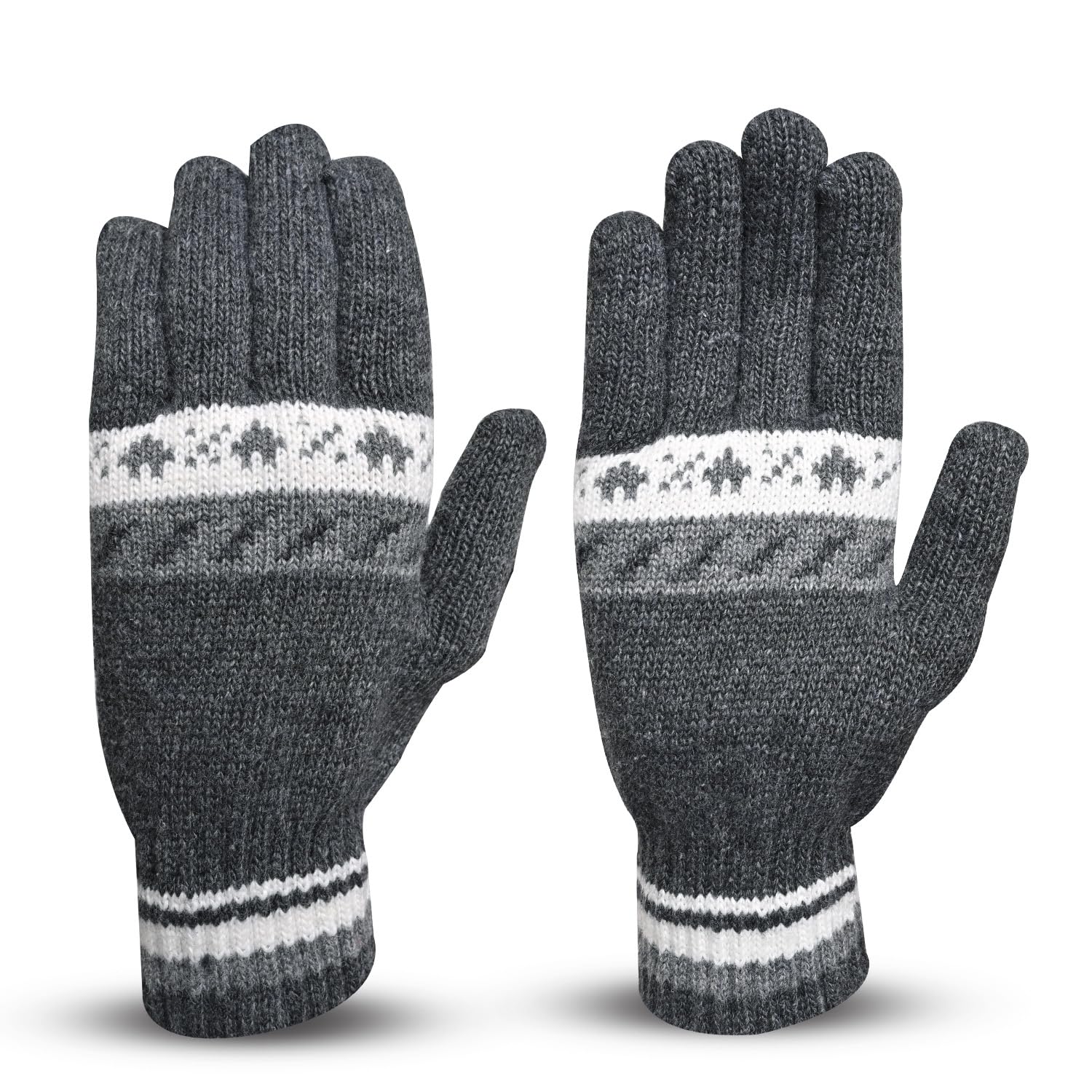 loom legacy Men's Winter Woollen Gloves For Cold Weather(SGD-583-584)-picture-11