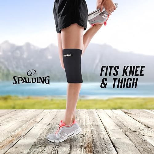 Miniatura 6 de Spalding - Manga de gel para rodillas y muslos, terapia de fríocalor, envoltura de compresión reutilizable para lesiones deportivas y recuperación