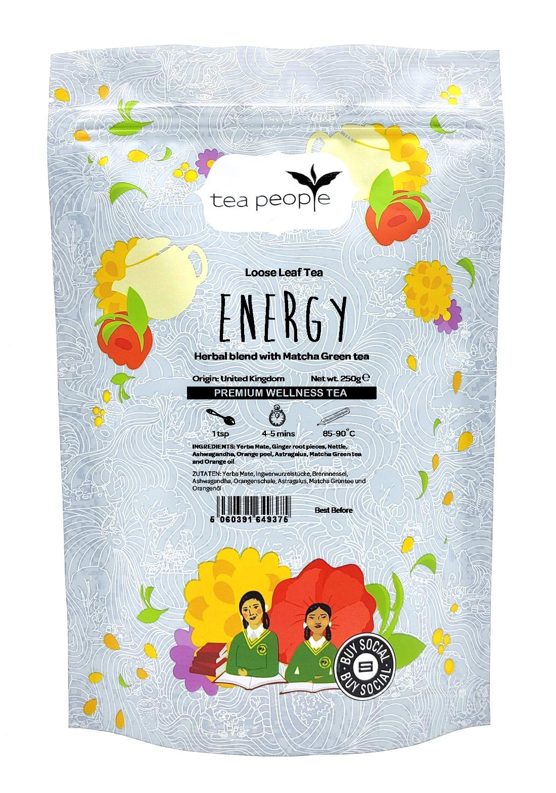 Tea People Energy - 250g Refill Pack