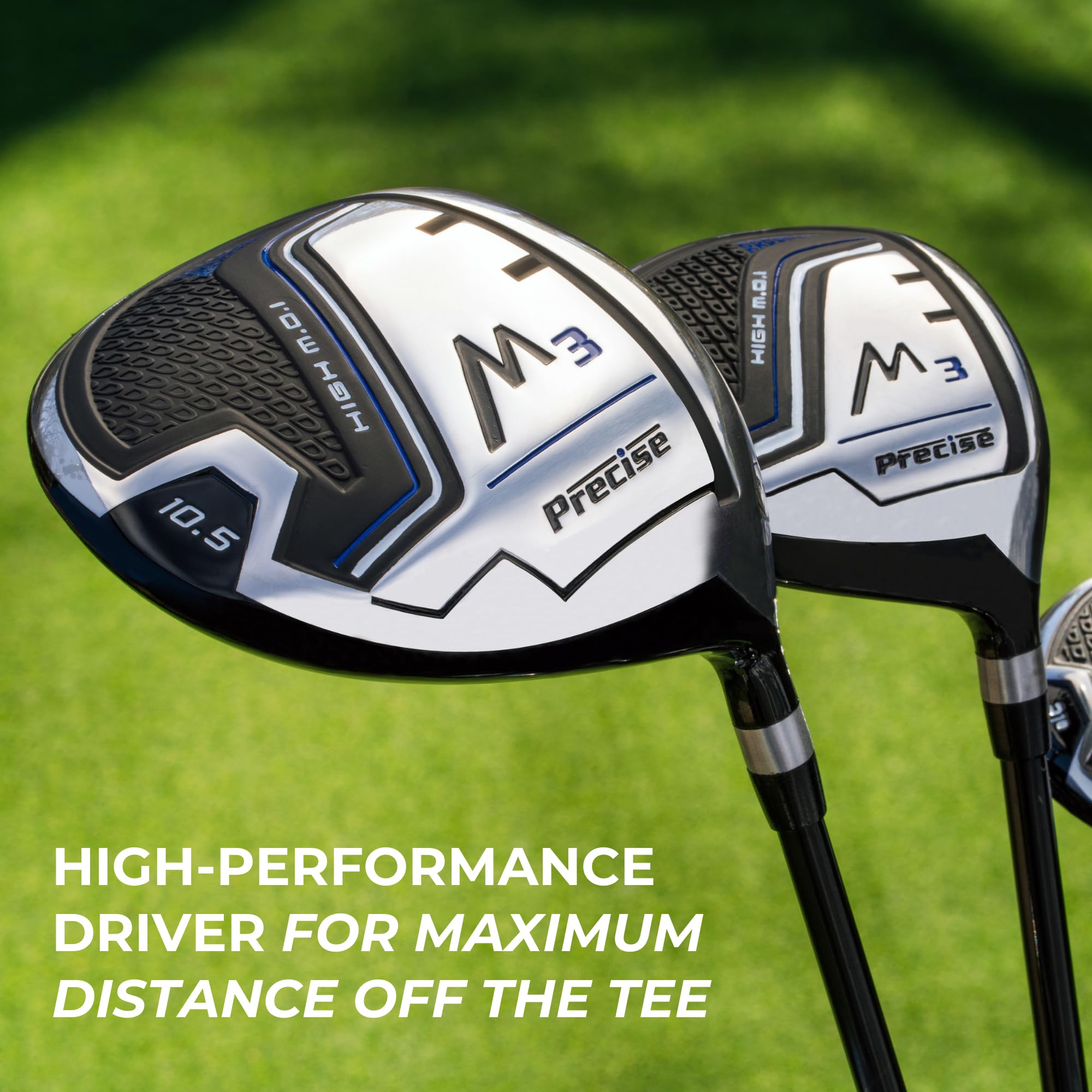 Precise M3 Driver Snapklik.com : Precise M3 Mens Complete Golf Club Set Includes Driver