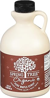 Spring Tree 100% Pure Organic Maple Syrup, 32 Ounce